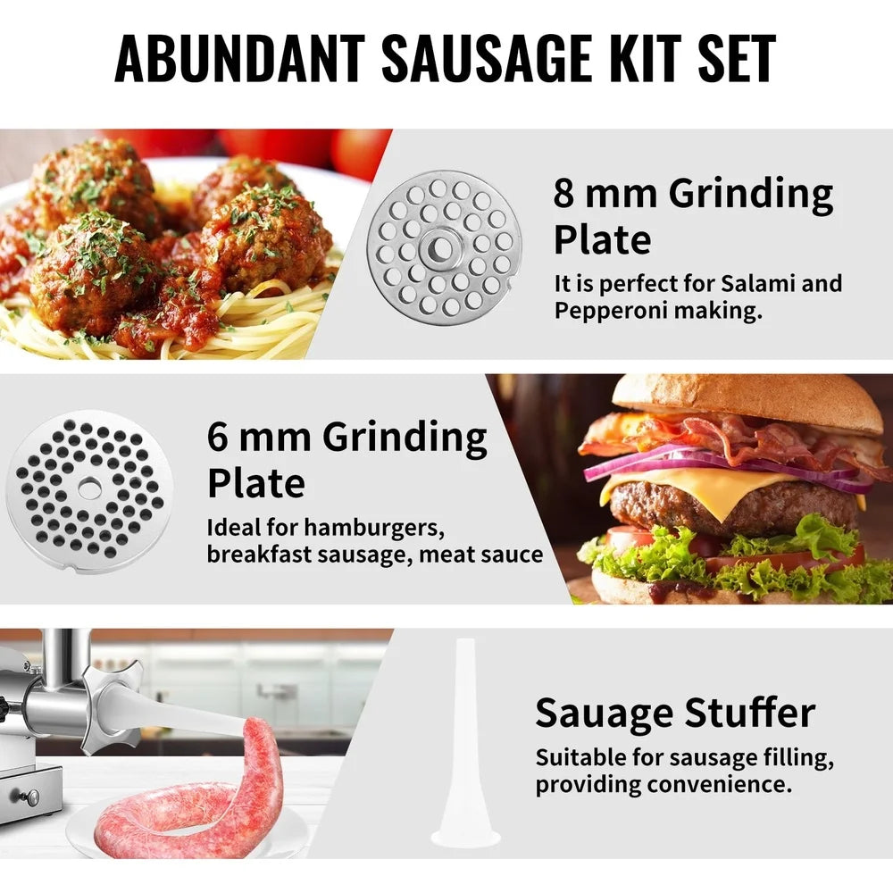 Electric Meat Grinder for Perfectly Ground Meat at Home