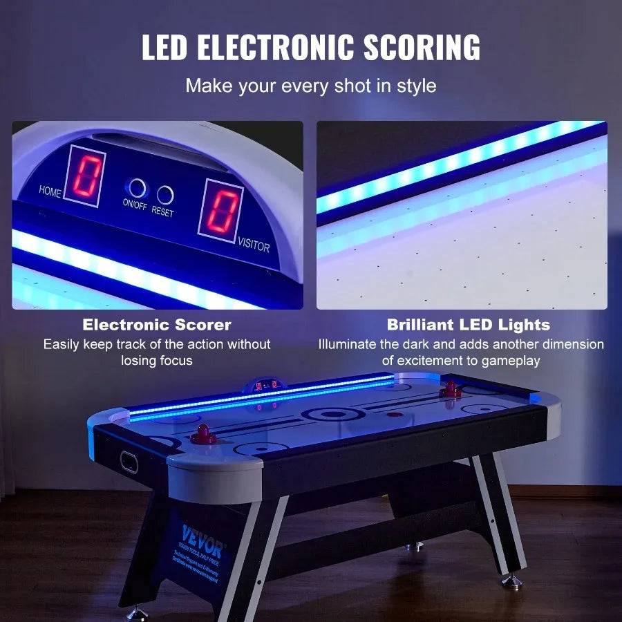 Air-Powered Hockey Table for Indoor Fun and Exciting Gameplay