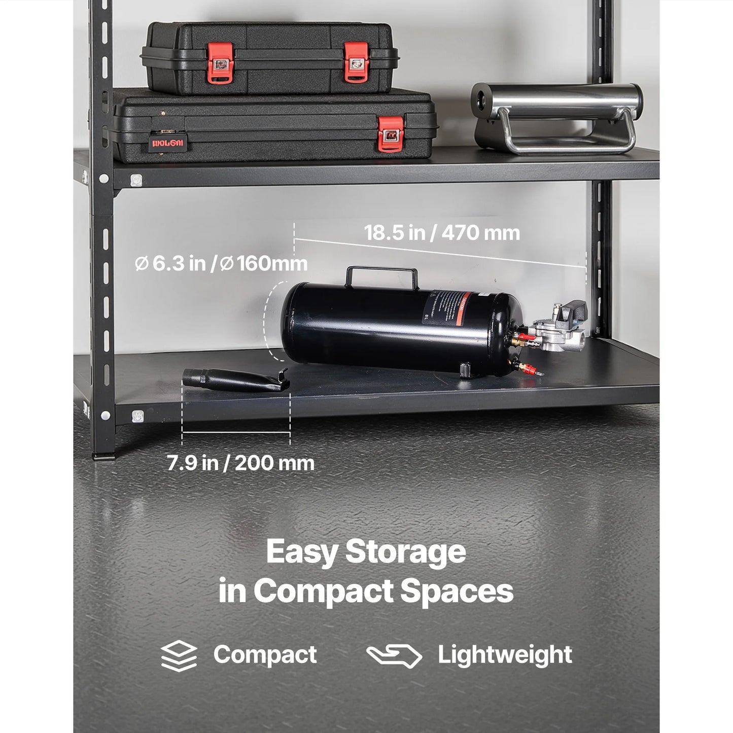 SucceBuy Portable Tire Bead Seater And Inflator Tool For Cars