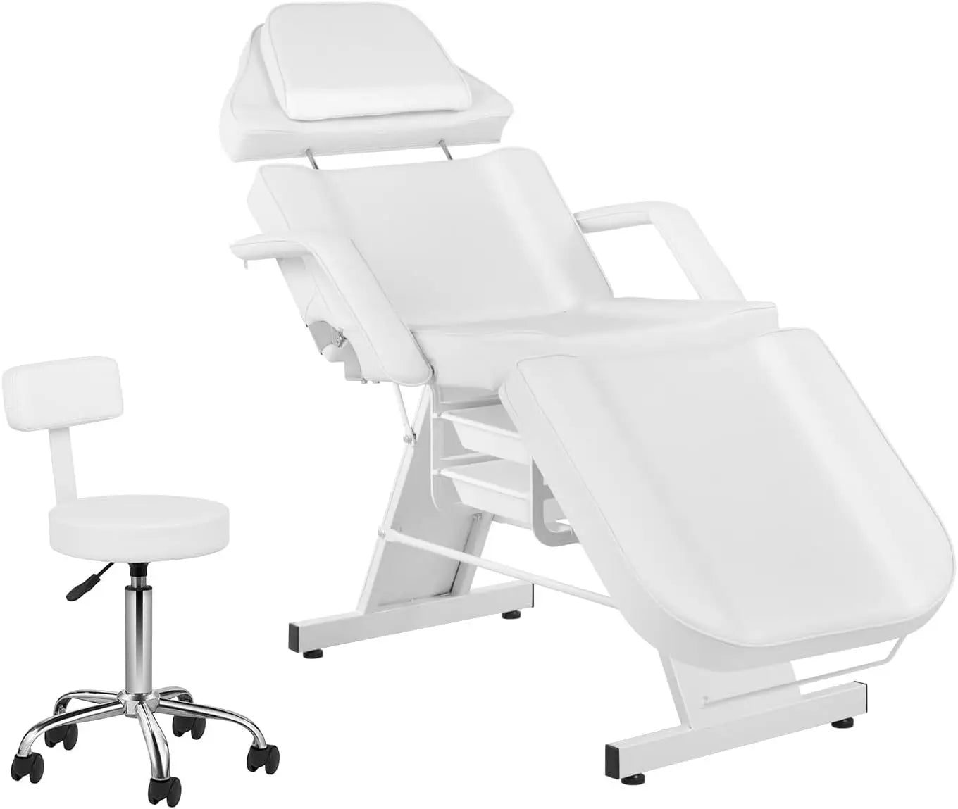 Adjustable Facial Massage Chair For Spa Esthetician And Tattoo Artist