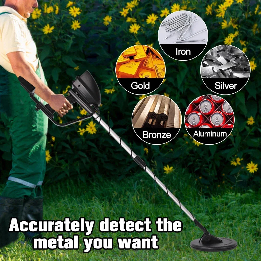 High Accuracy Waterproof Metal Detector for Treasure Hunting