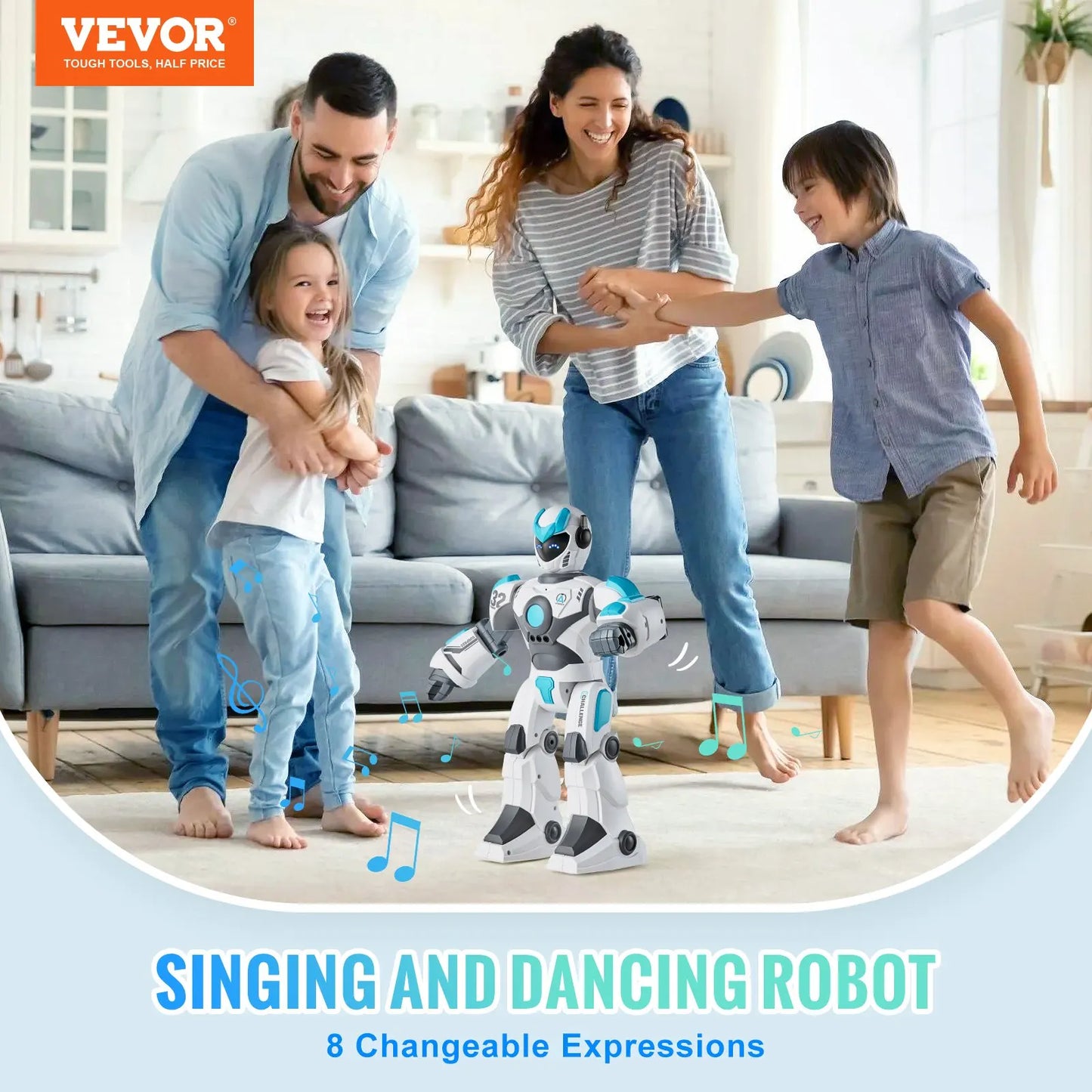 Remote Control Programmable RC Robot Toy Talking Dancing