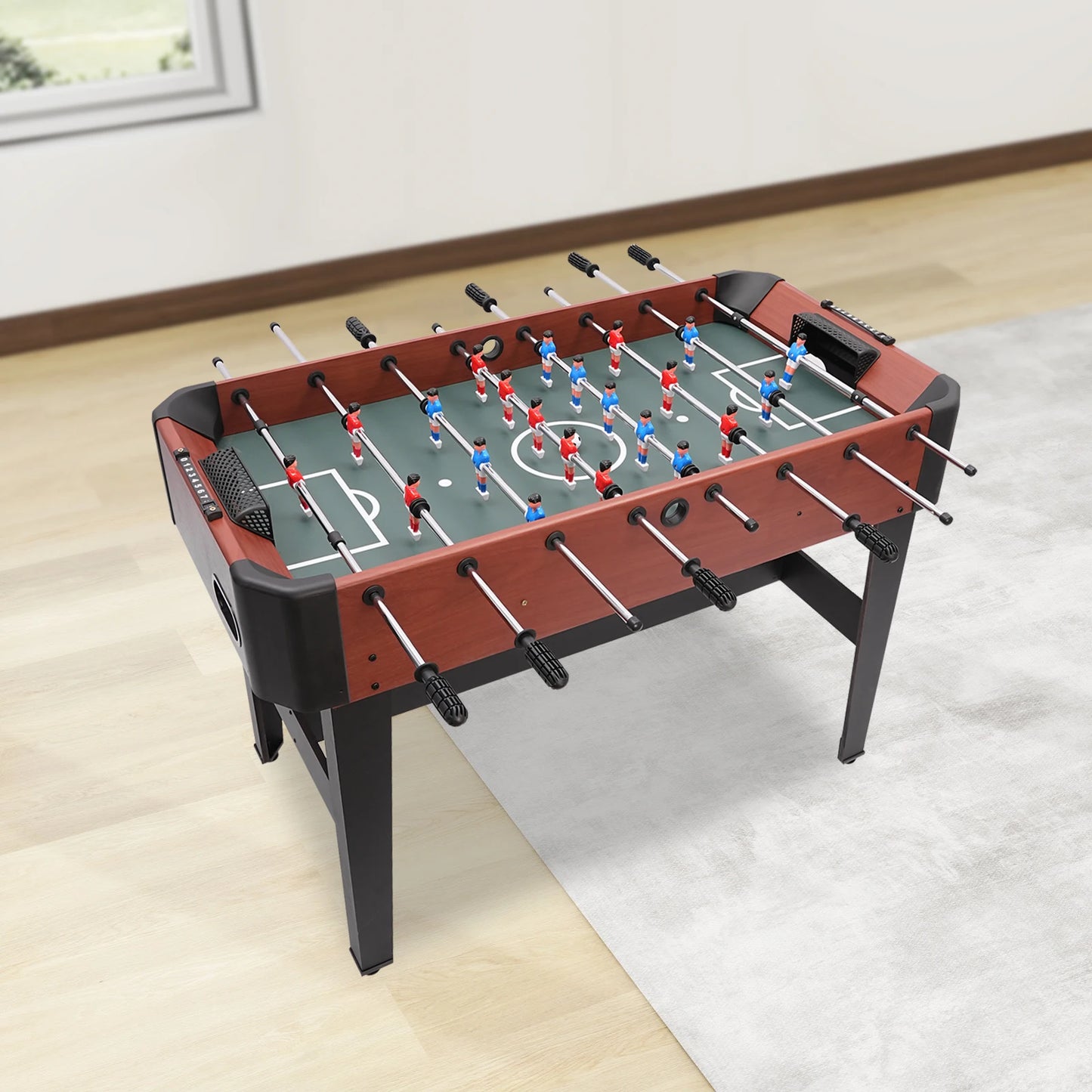 Premium Foosball Table With Scoreboard And Ball Storage