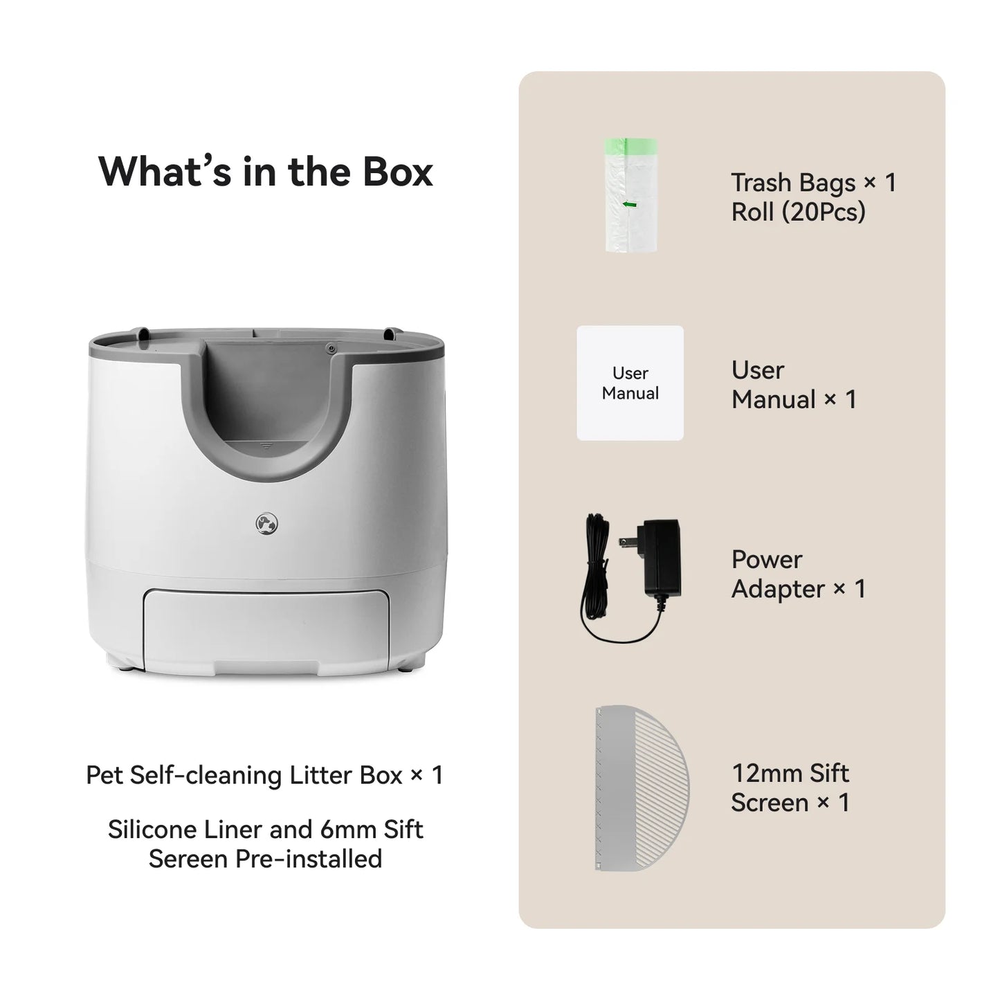 Furoomate Automatic Self Cleaning Cat Litter Box For Hygienic Freshness
