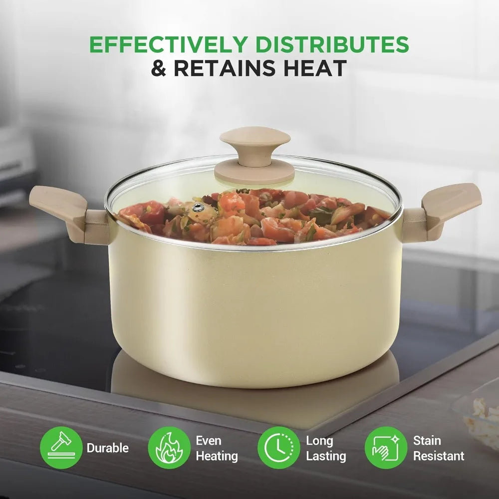 Professional High Quality Non Stick Cookware Bakeware Set Includes Tools