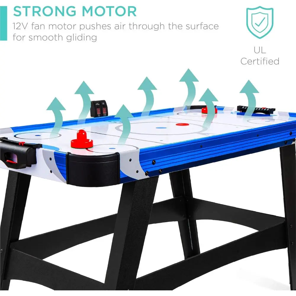 Arcade Air Hockey Table With LED Scoreboard And Pucks