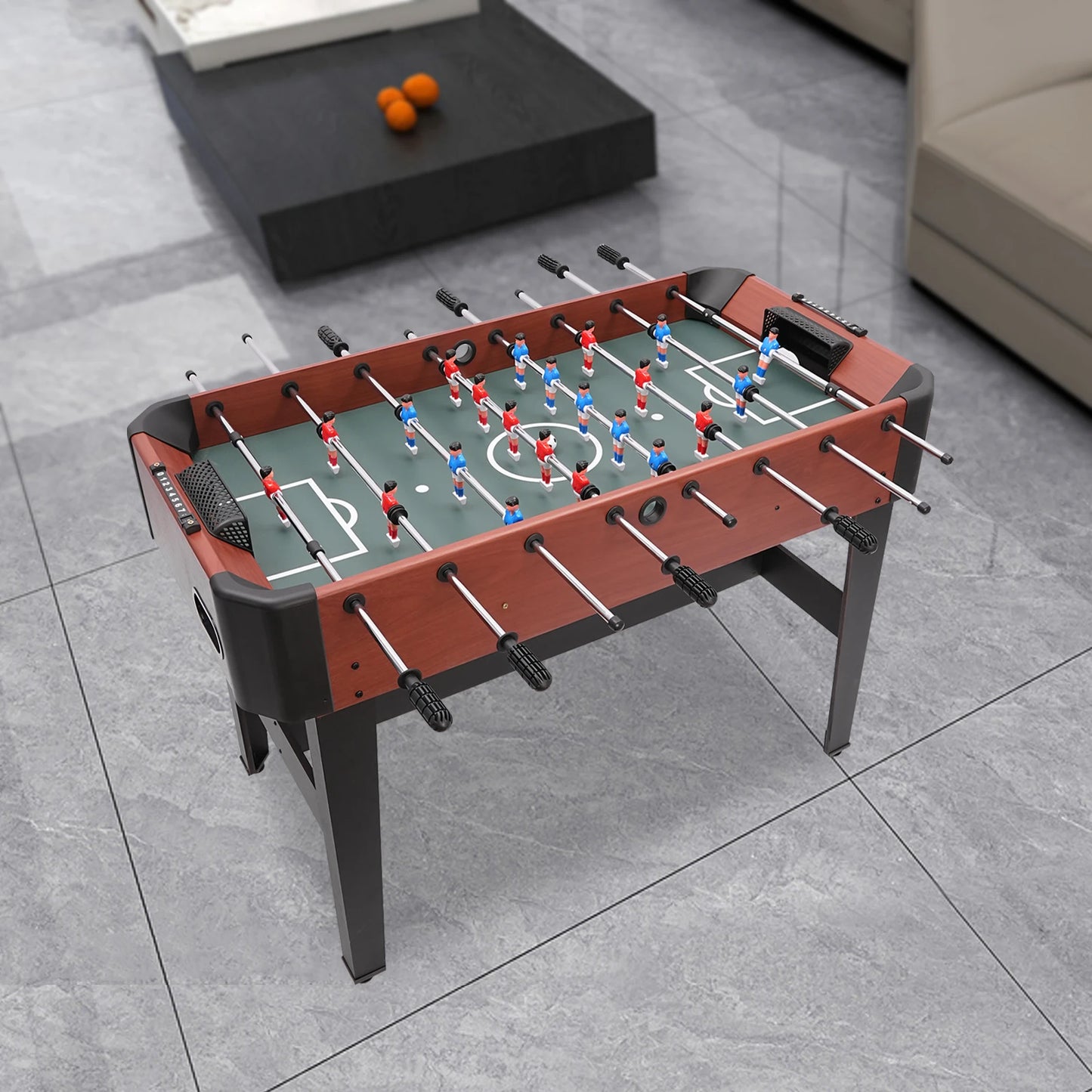 Premium Foosball Table With Scoreboard And Ball Storage