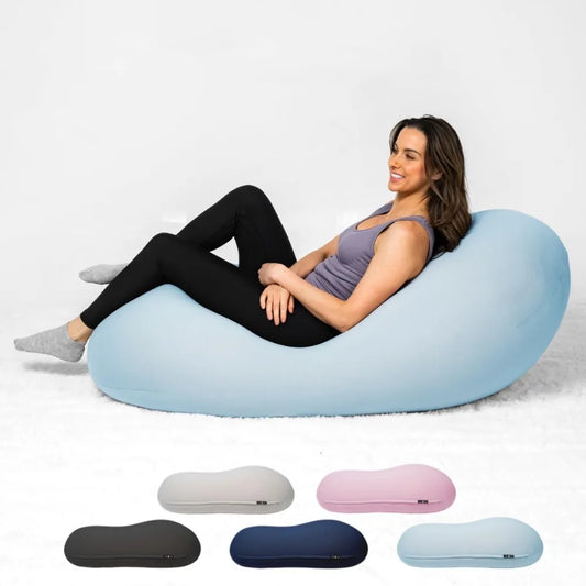 Modern Bean Bag Chair With Washable Cover For All Ages