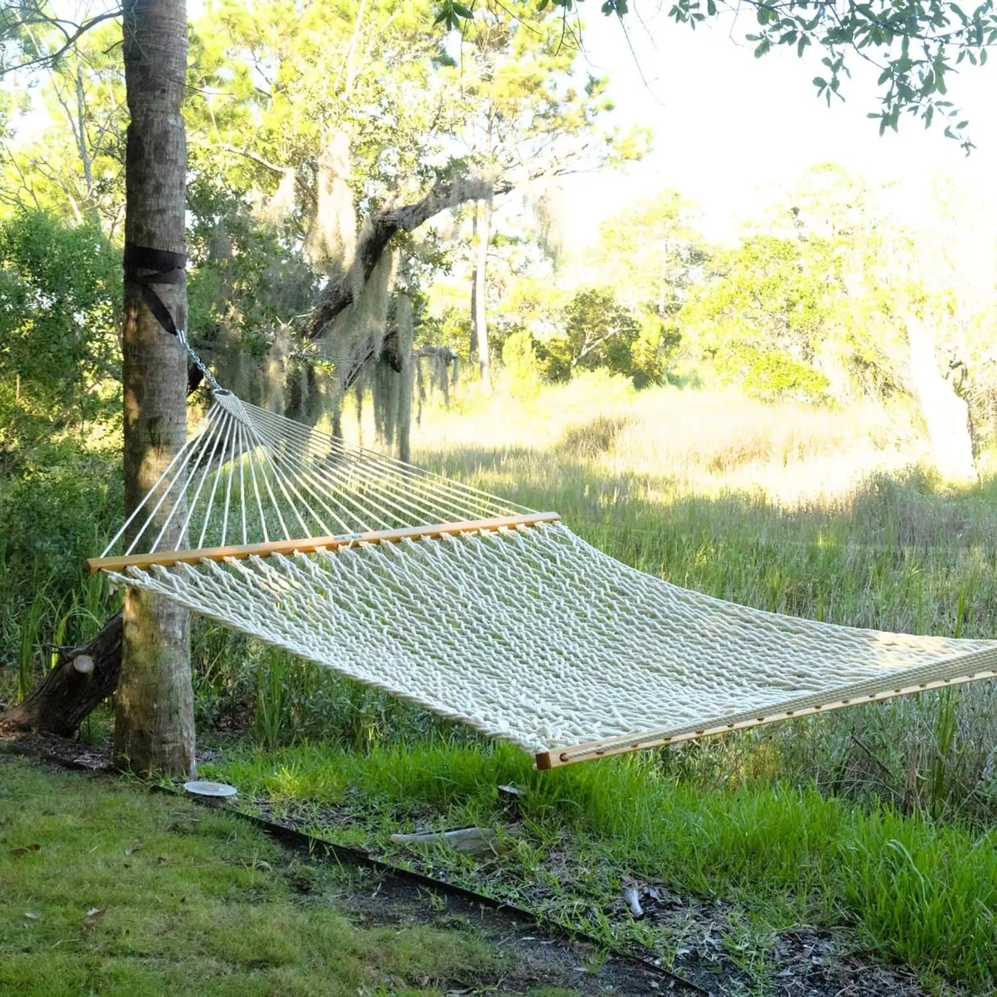 DuraCord Rope Hammock for Two | All-Weather Outdoor Patio & Backyard Hammock