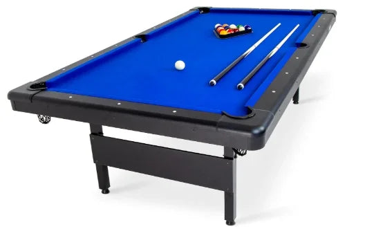 Customizable Portable Pool Table With Balls Cues Chalk