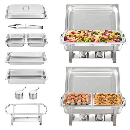 Rectangle Chafing Dish Set for Parties and Events