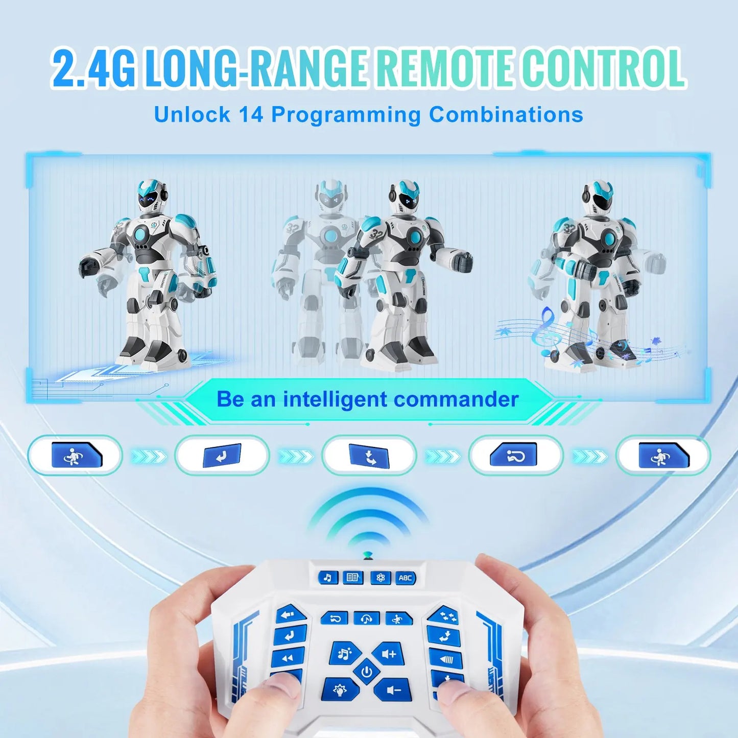 Remote Control Programmable RC Robot Toy Talking Dancing