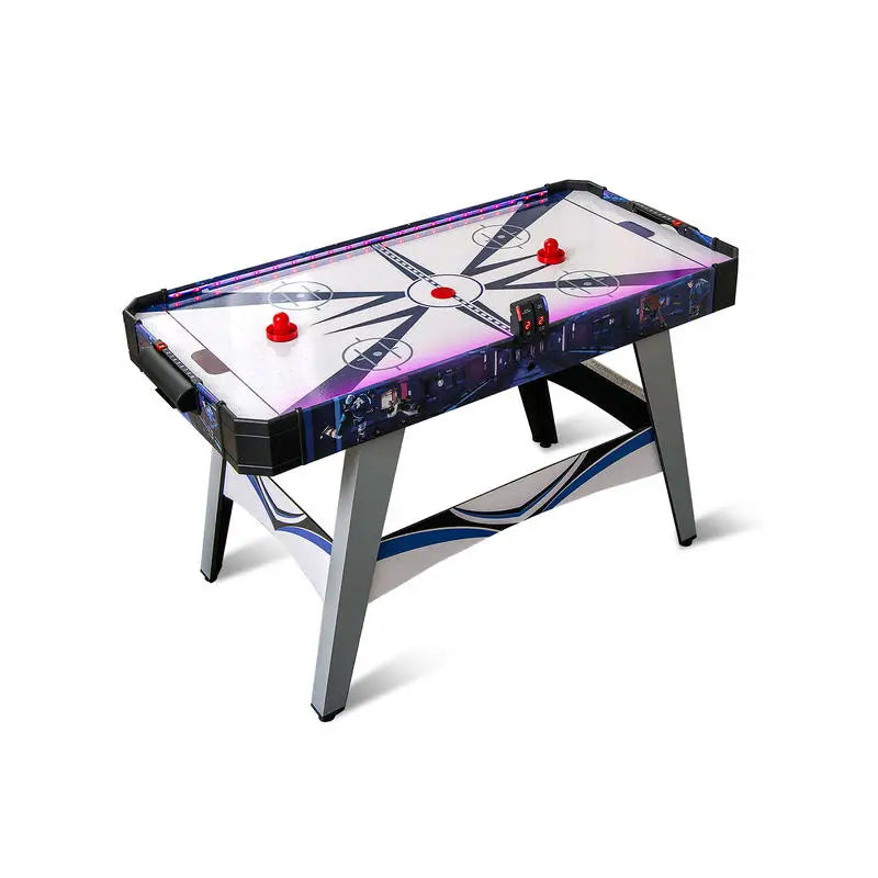 Air Powered Hockey Table With Pushers And Pucks For Fun