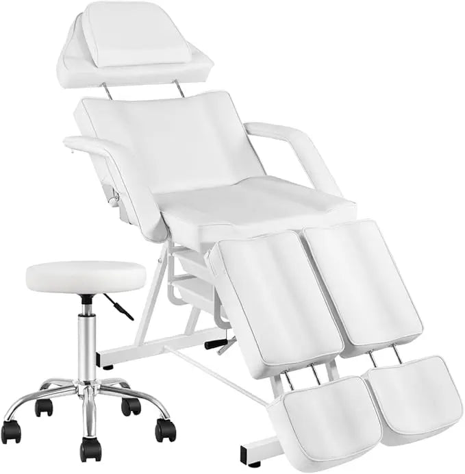 Adjustable Facial Massage Chair For Spa Esthetician And Tattoo Artist
