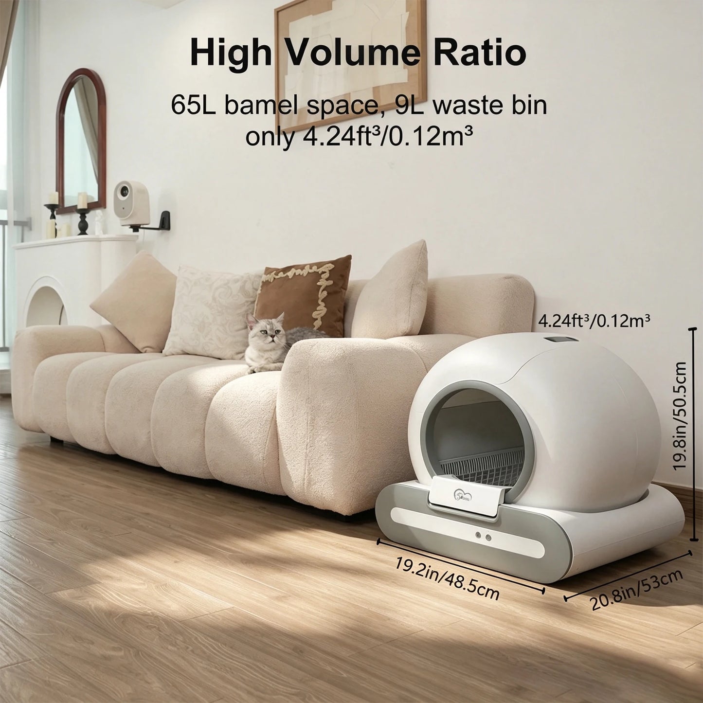 DOEL Smart Self-Cleaning Cat Litter Box With App And WiFi