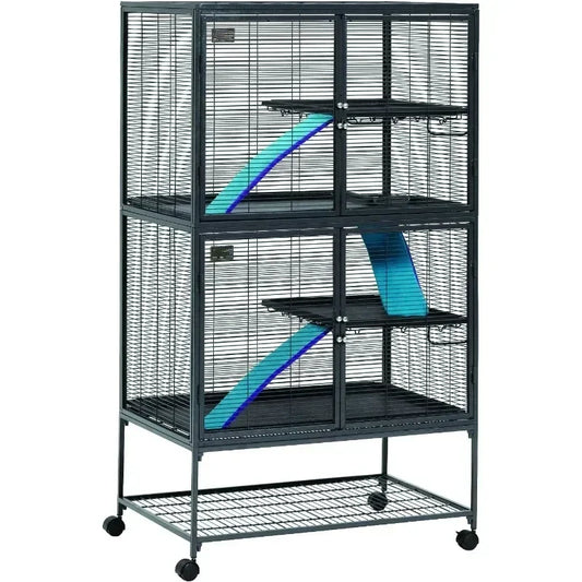 Deluxe Critter Nation Double Unit Small Animal Habitat Cage