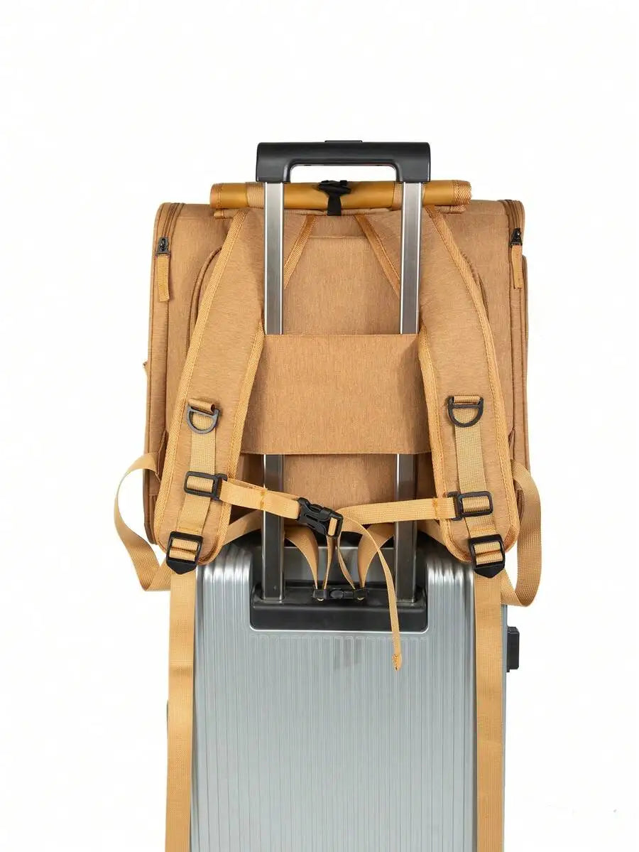 Expandable Backpack Pet Carrier for Cats & Small Dogs – Up to 15 lb