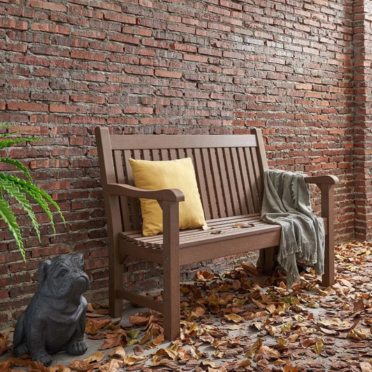 Durable Outdoor Patio Bench for Garden and Porch Use