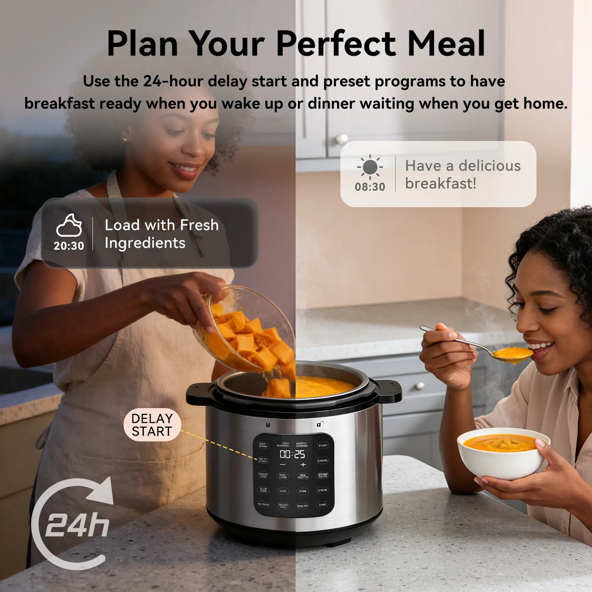12-in-1 8-Quart Electric Pressure Cooker &amp; Multicooker