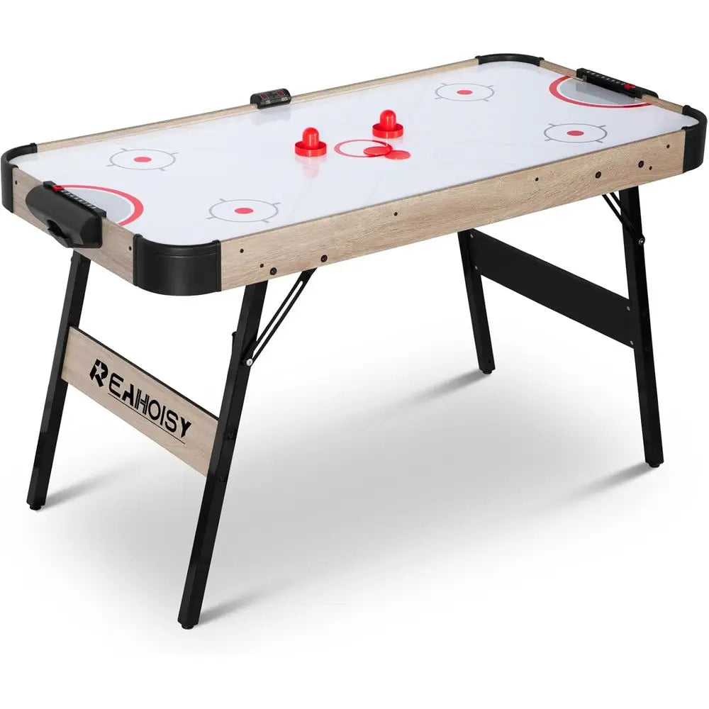 54-Inch Air Hockey Table with LED Scoreboard | Foldable Indoor Arcade Game Table