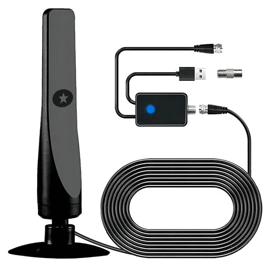 HD Digital TV Antenna with Signal Booster for Maximum Range